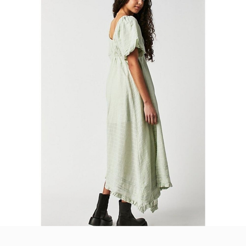 Free People On My Level Maxi Dress - XL Green - Picture 2 of 2